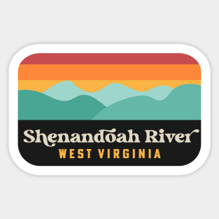 Shenandoah River Tubing Harpers Ferry West Virginia Sticker